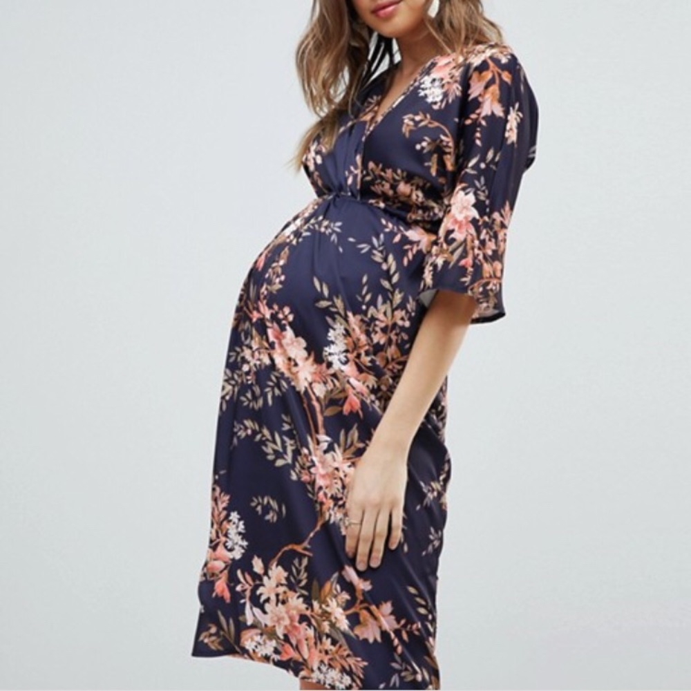 Hope & Ivy Maternity Kimono dress, from ASOS